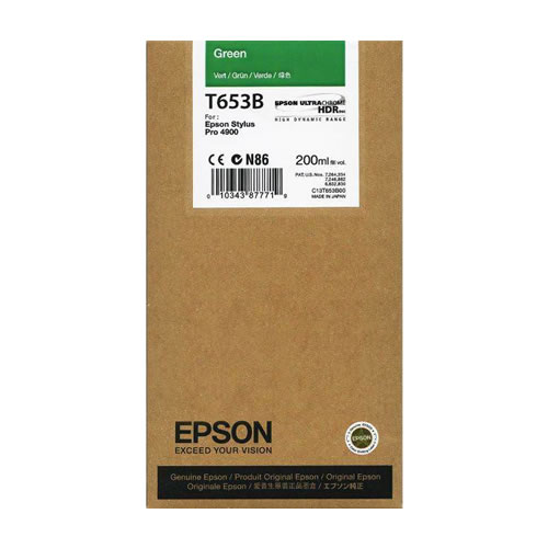 Tinteiro Original Epson T653B Verde