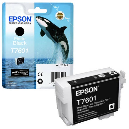 Tinteiro Original Epson T7601 Preto Foto