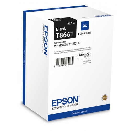 Tinteiro Original Epson T8661 Preto