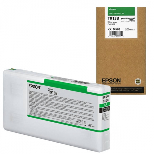 Tinteiro Original Epson T913B Verde