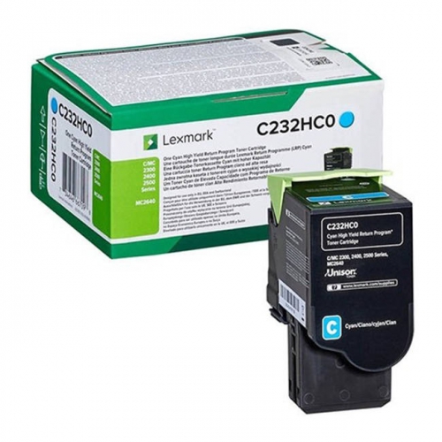 Toner Original Lexmark MC2325 / MC2425 Ciano