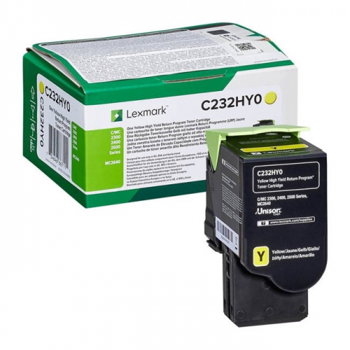 Toner Original Lexmark MC2325 / MC2425 Amarelo