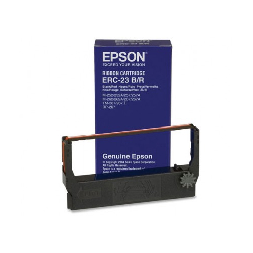 Fita Original Epson ERC23BR Preto Vermelho