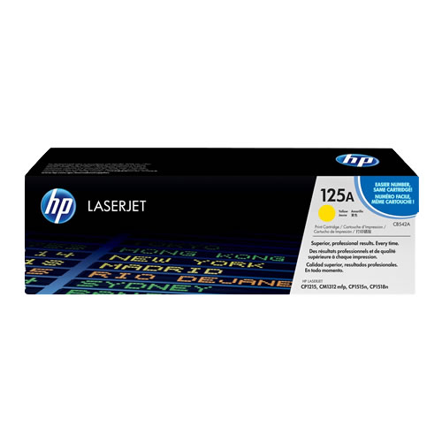 Toner Original HP CB542A Amarelo