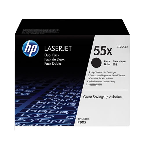 Toner Original HP LaserJet P3015 (CE255X) Preto