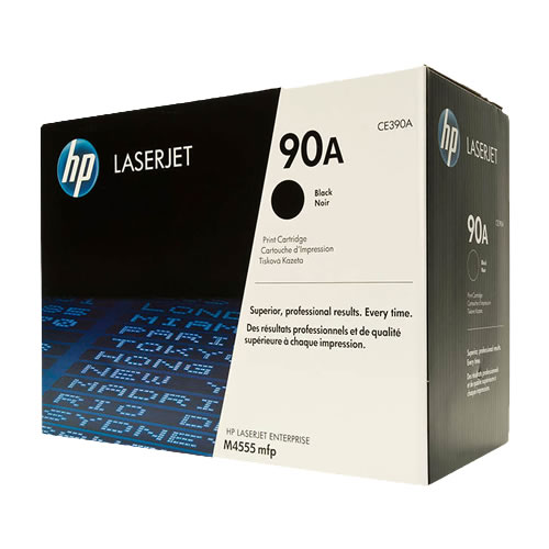Toner Original HP CE390A Preto