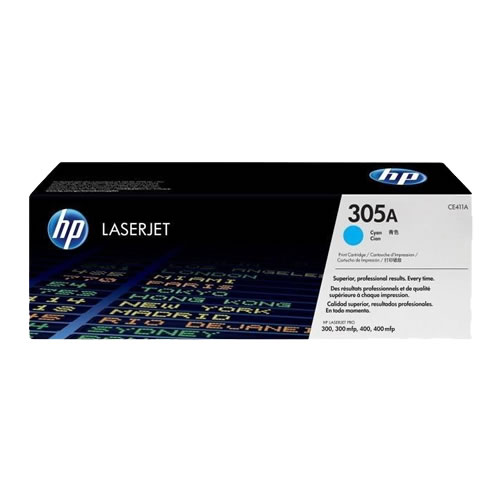 Toner Original HP Laserjet 305A (CE411A) Ciano