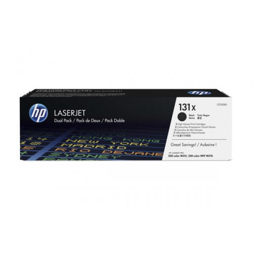 Toner Original HP 131X (CF210XD) Pack 2