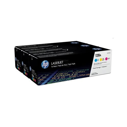 Pack Toners Originais HP 128A - 3 cores