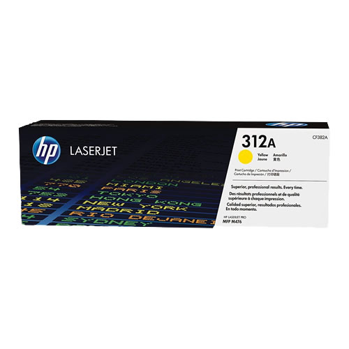 Toner Original HP 312A (CF382A) Amarelo