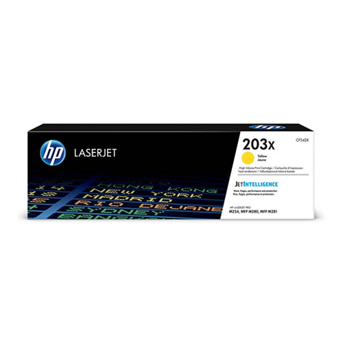 Toner Original HP 203X (CF542X) Amarelo