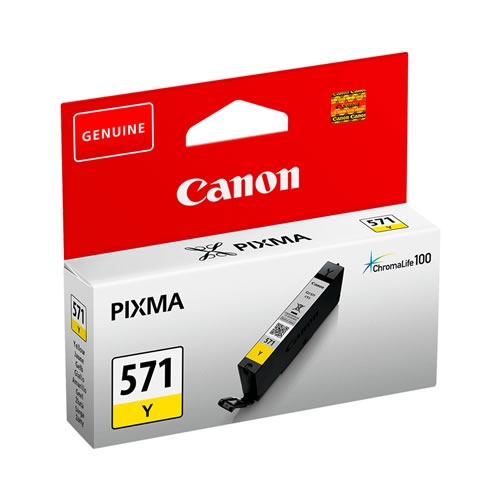 Tinteiro Original Canon CLI-571 Amarelo
