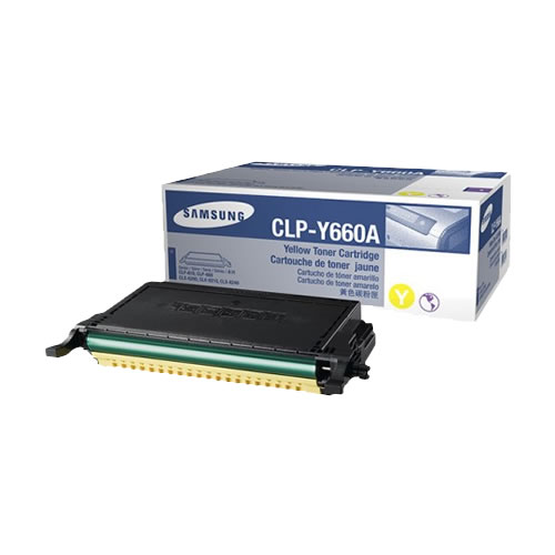Toner Original Samsung CLPY660A Amarelo