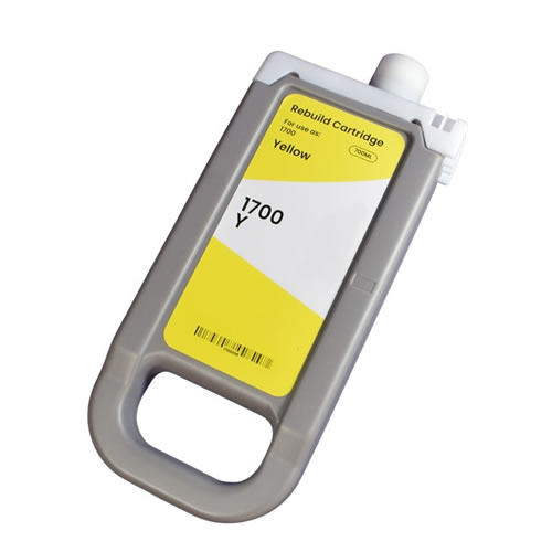 Tinteiro Compatível Canon PFI-1700 Amarelo