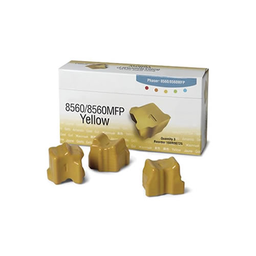 Tinta Sólida Compatível Xerox 8560 Amarelo 3un