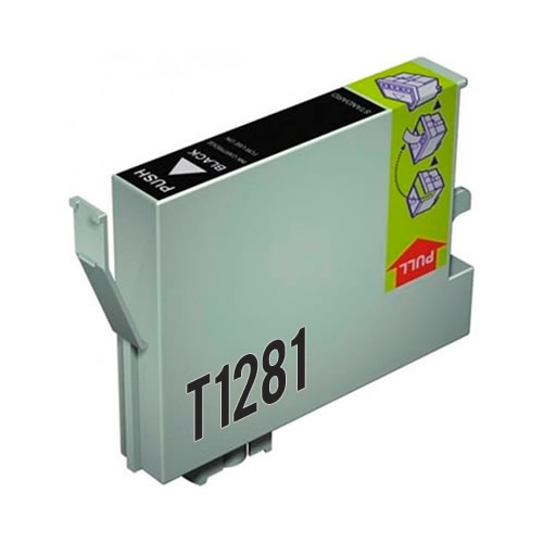 Tinteiro Compatível Epson T1281 Preto