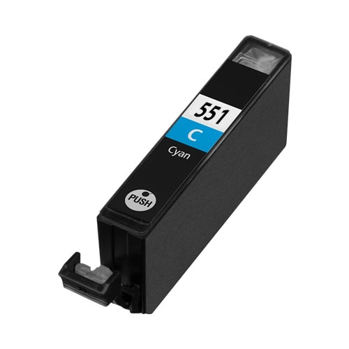 Tinteiro Compatível Canon CLI-551 Alta Cap.Ciano