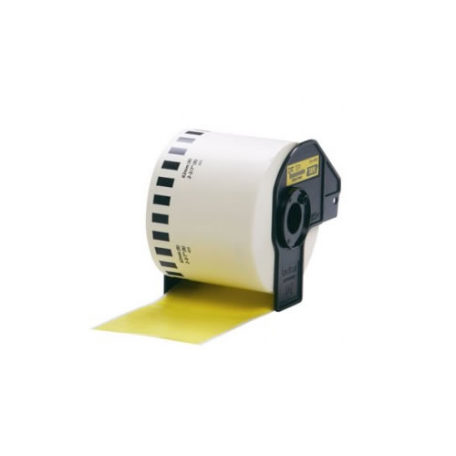 Papel Contínuo Comp. Removível Amarelo 62x30,48mm