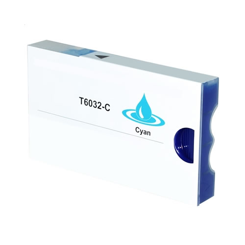 Tinteiro Compatível Epson T6032 Ciano