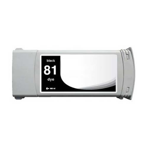 Tinteiro Compatível HP 81 (C4930A) Preto