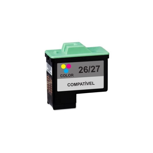 Tinteiro Compatível Lexmark 26 / 27 Tricolor