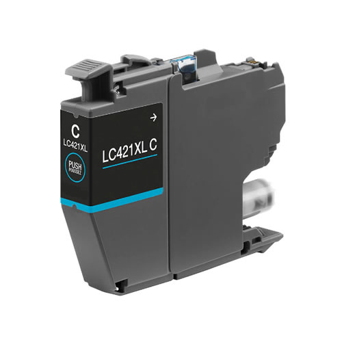 Tinteiro Compatível Brother LC421 XL Ciano
