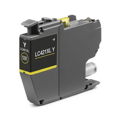 Tinteiro Compatível Brother LC421 XL Amarelo