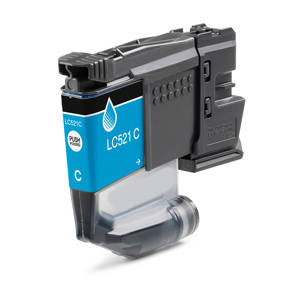 Tinteiro Compatível Brother LC521 Ciano