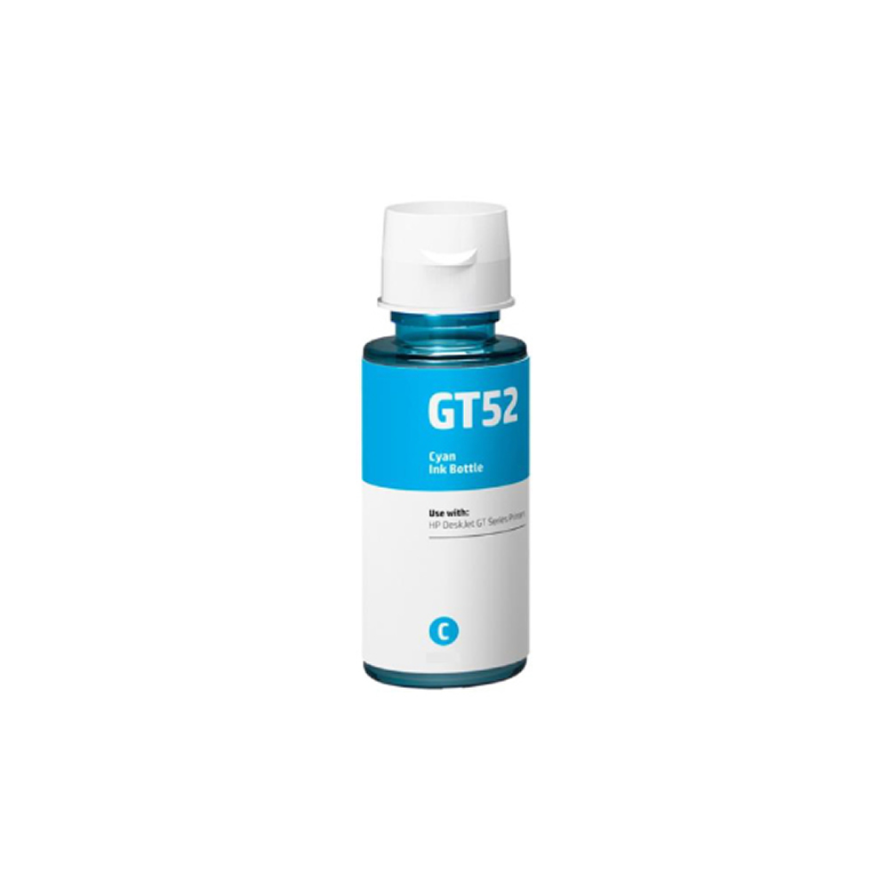 Tinteiro Compatível HP GT52 Ciano