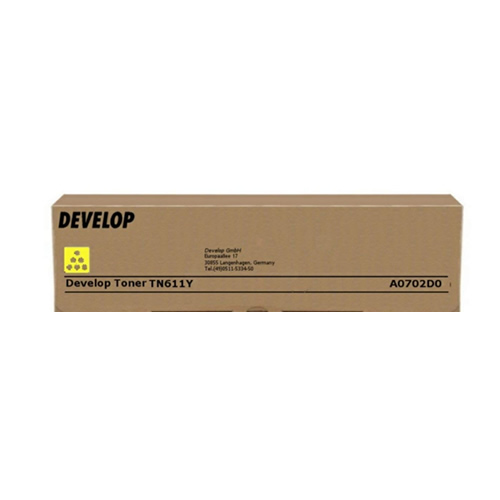 Toner Original Develop Ineo+550 (TN611) Amarelo