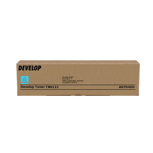 Toner Original Develop Ineo+550 (TN611) Ciano