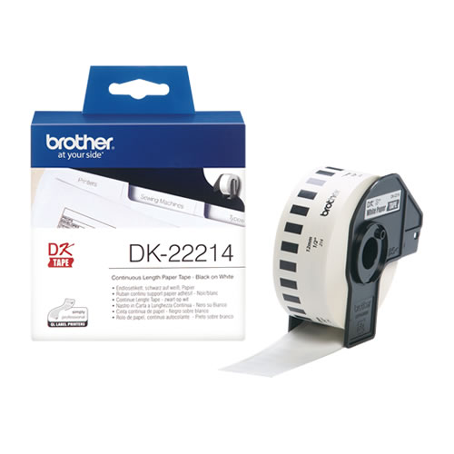 Fita Orig. Brother Papel Cont. 12mmx30,48m Branca