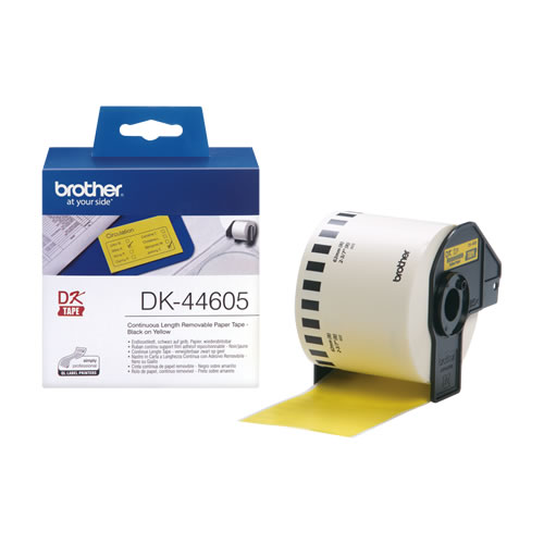 Papel Contínuo Brother Removível Amar. 62x30.48mm