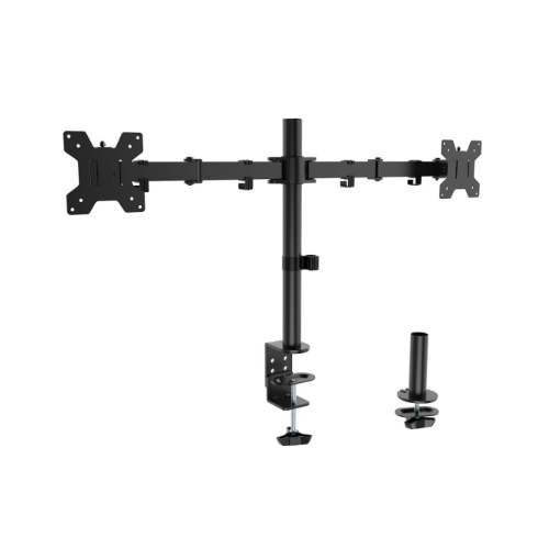 Suporte de Mesa Duplo p/ Monitor 17"-32" 10Kg Rotatividade 360º
