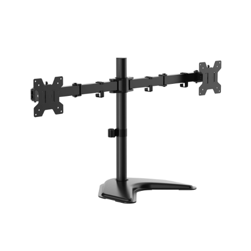 Suporte C/ Base de Mesa Duplo p/ Monitor 17"-32" 10Kg Rotatividade 360º