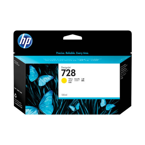 Tinteiro Original HP 728 130ml Amarelo