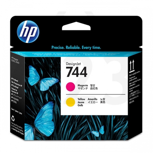 Cabeça Impressão Original HP 744 Magenta/Amarelo