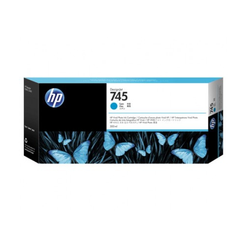 Tinteiro Original HP 745 Alta Cap. Ciano