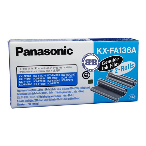 Refill Rolls Original Panasonic Fax KX-F969 2x100m
