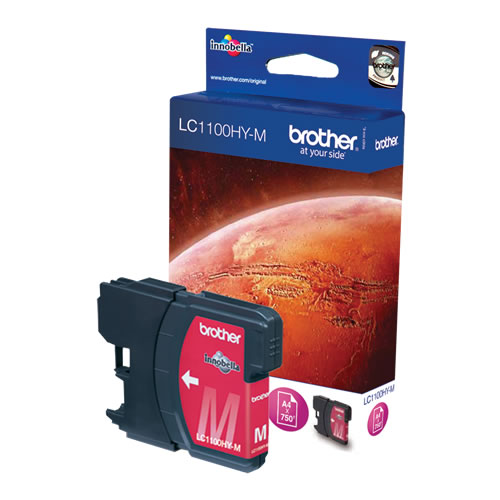 Tinteiro Original Brother LC1100 Magenta Alta Cap.