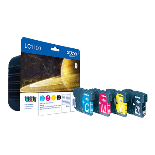 Pack Original Brother LC1100 4 Cores