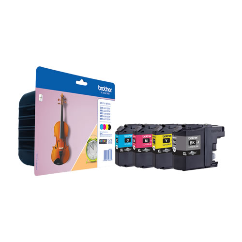 Tinteiro Original Brother LC127 XL Pack 4 cores