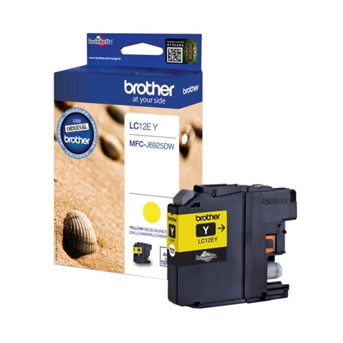 Tinteiro Original Brother LC12E Amarelo