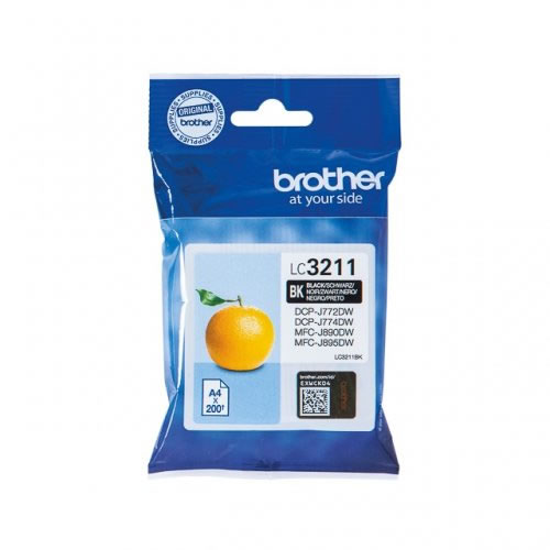 Tinteiro Original Brother LC3211 Preto