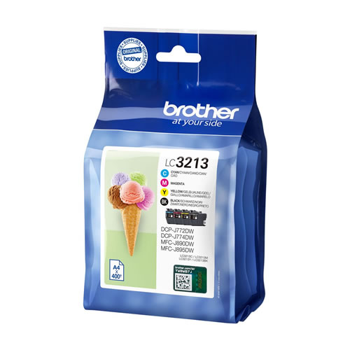 Tinteiro Original Brother LC3213 Pack 4 cores