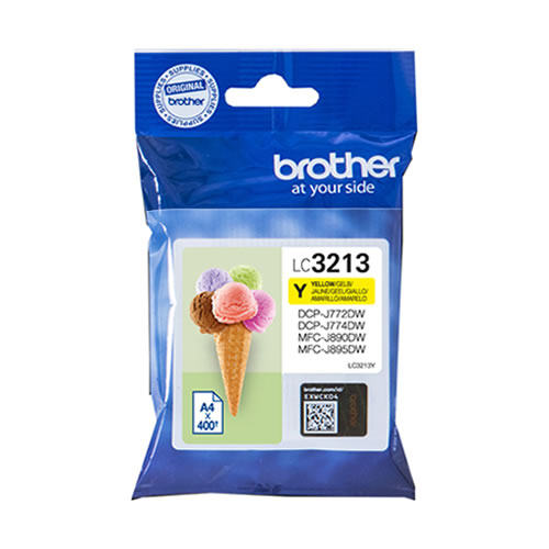 Tinteiro Original Brother LC3213 Amarelo