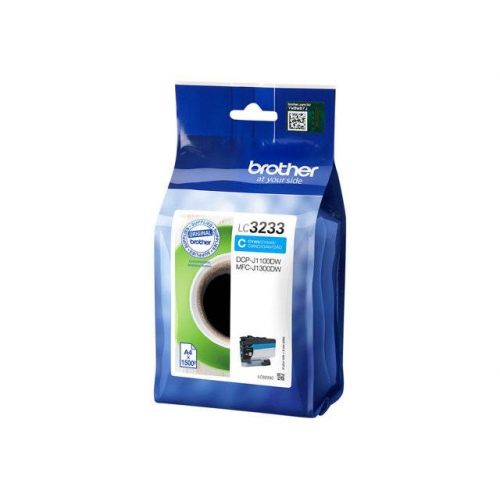 Tinteiro Original Brother LC3233 Ciano