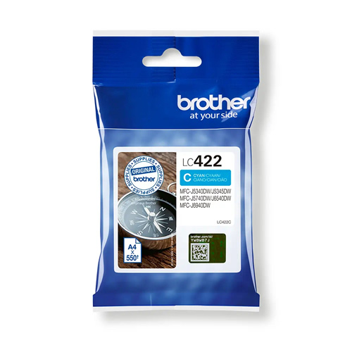 Tinteiro Original Brother LC422 Ciano