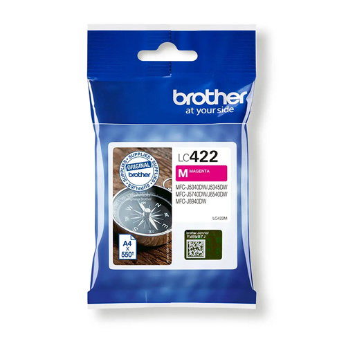 Tinteiro Original Brother LC422 Magenta