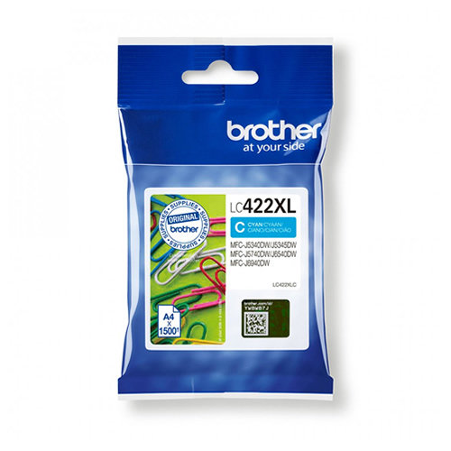Tinteiro Original Brother LC422 XL Ciano